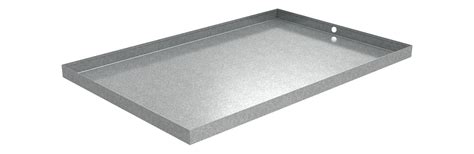 sheet metal drip pans|galvanized steel drip pan.